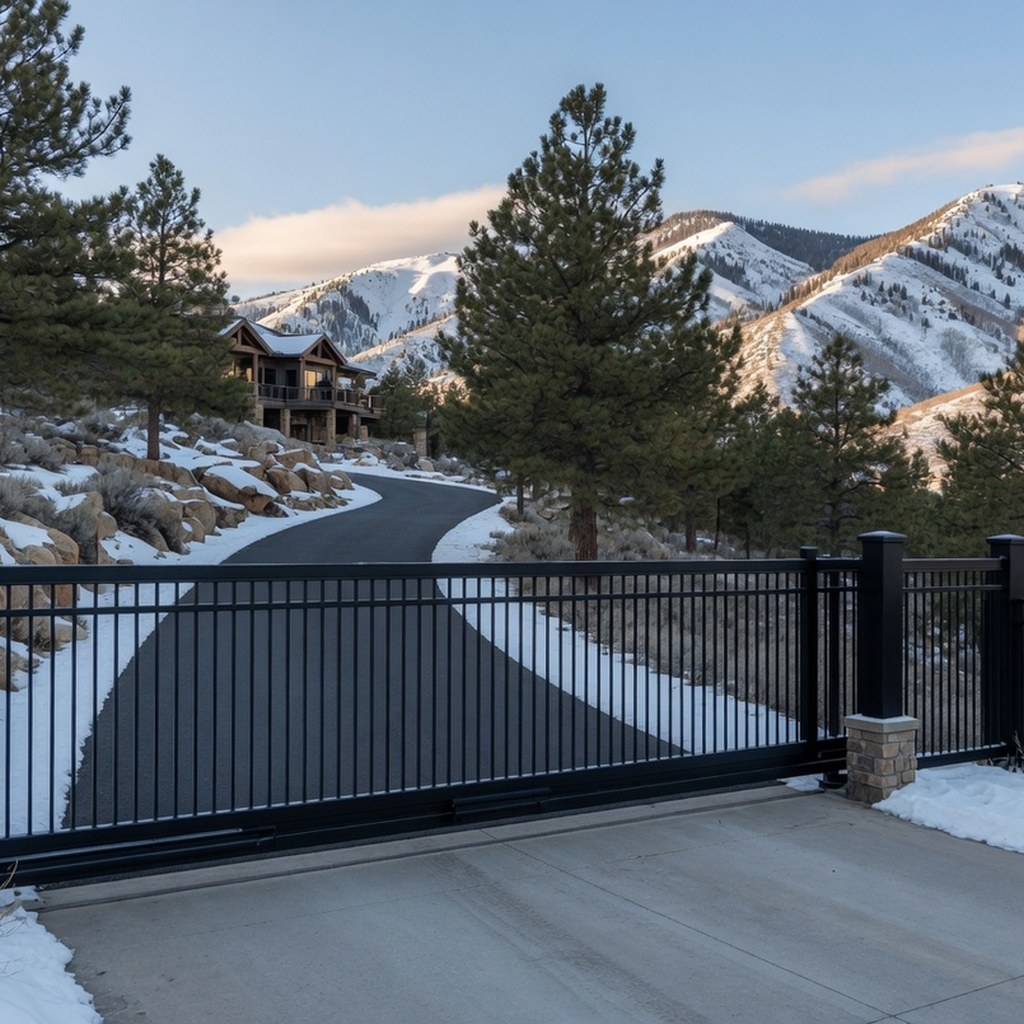 Park City mountain property gate