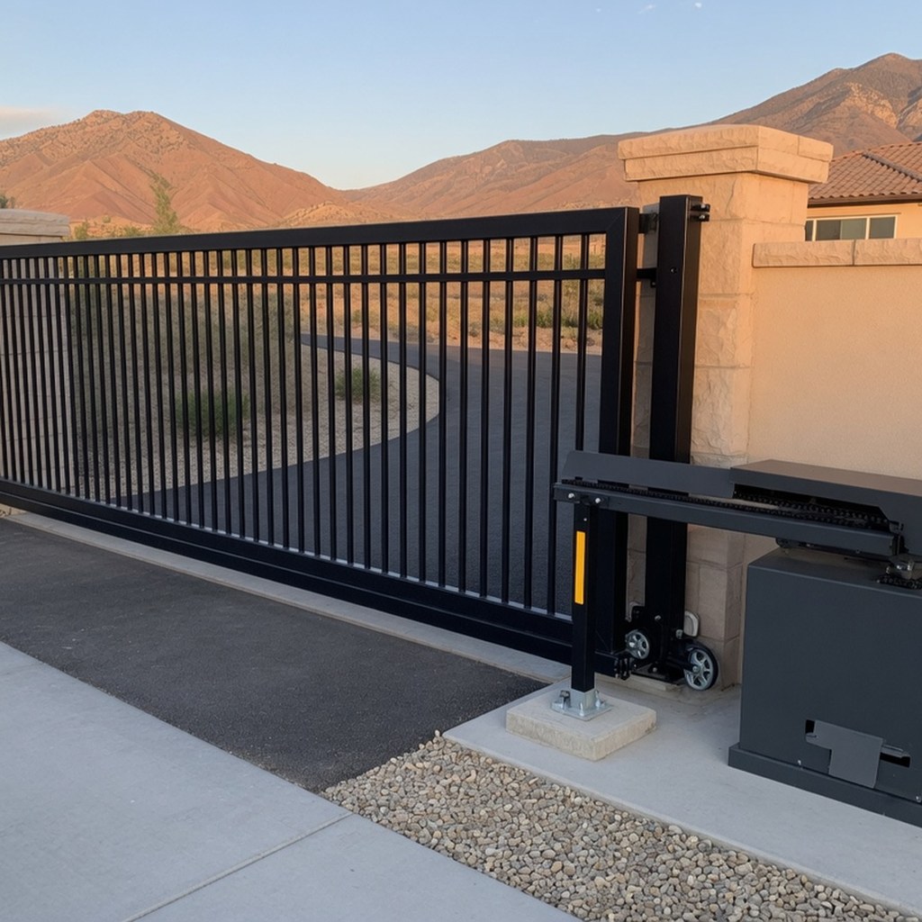 Residential gate operator setup